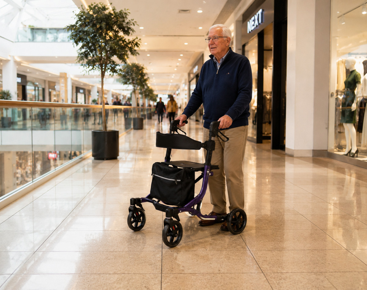 Cora Aluminium 4-Wheel Rollator