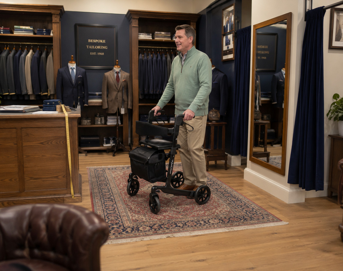 Carbon Fibre Rollator Everyday Use