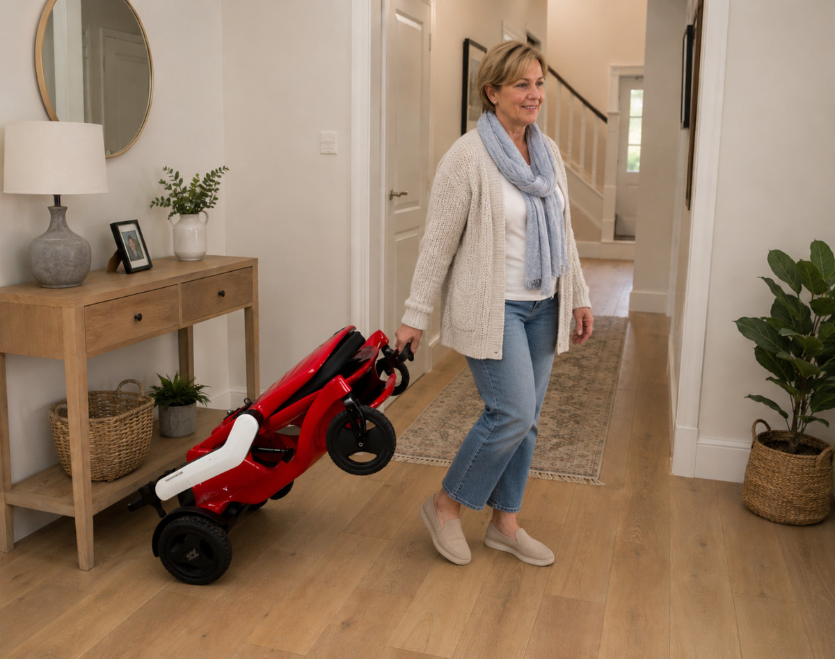 Rova Folding Powerchair - Image 9